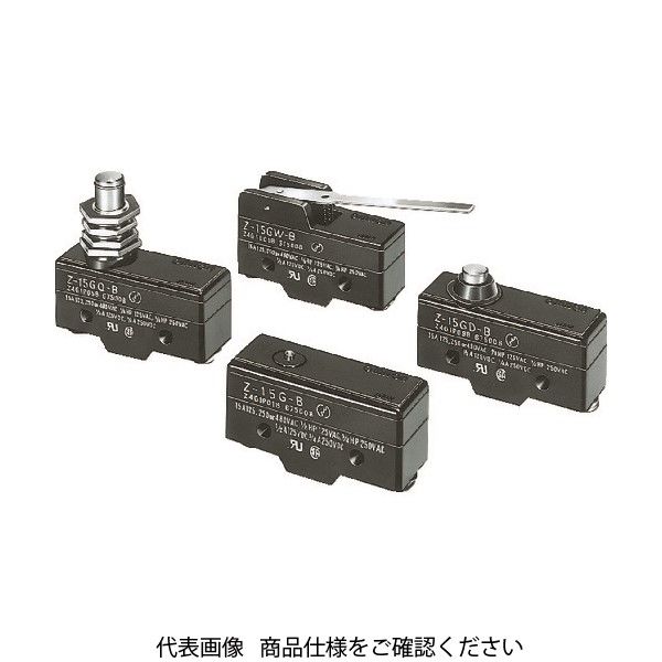 オムロン OMRON マイクロスイッチ ヒンジ ローラー 短レバー形 はんだ付け端子 Z-15GW22 1台(1個) 102-1079（直送品）