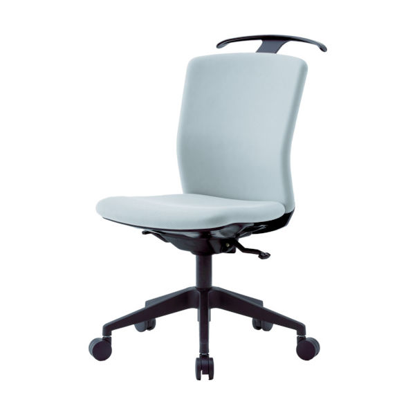 アイリスチトセ ハンガー付回転椅子(シンクロロッキング) グレー HG-X-CKR-S46M0-F-GY 1台(1脚) 759-4291（直送品）