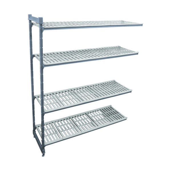 CAMBRO 固定追加ユニット カムシェルビング ベーシックシェルフ 1026×610×1830mm CBA244272V4 1台(1個)（直送品）