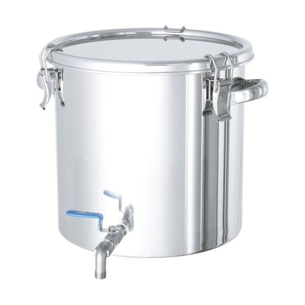 MONOVATE 日東 ステンレスタンク ストレート密閉タンク(ボールバルブ付) 7L CTHV-21 1個 751-5863（直送品）