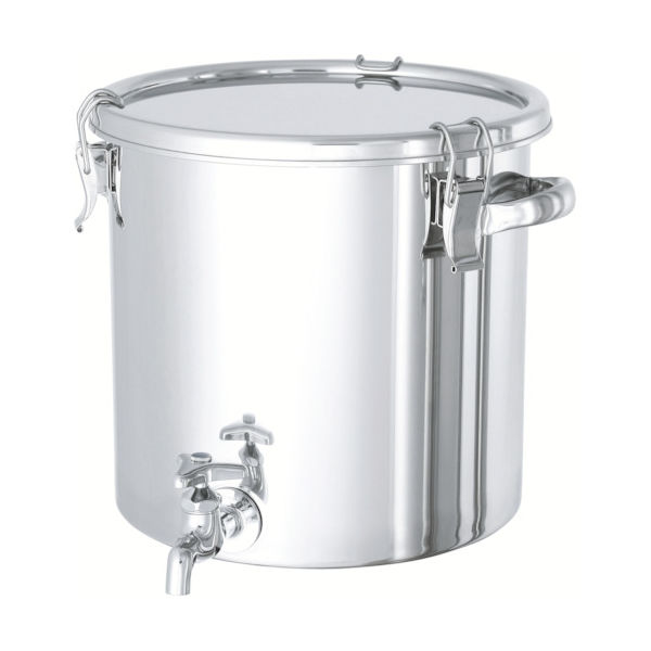 MONOVATE 日東 ステンレスタンク ストレート密閉タンク(蛇口付) 4L CTH-W-18 1個 751-5944（直送品）