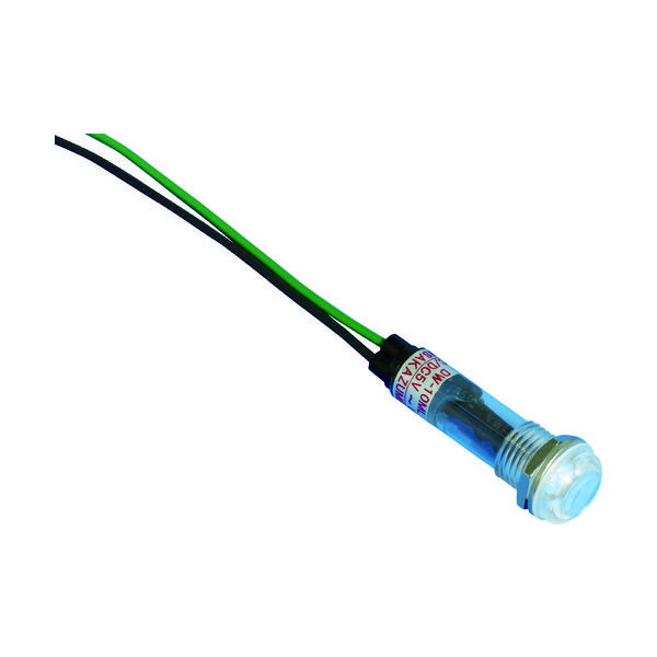 坂詰製作所 サカズメ 防水防滴IP65 LED表示灯 Φ10 緑 DW-10ML-IP-AC/DC5V-60V-G/C 1個（直送品）