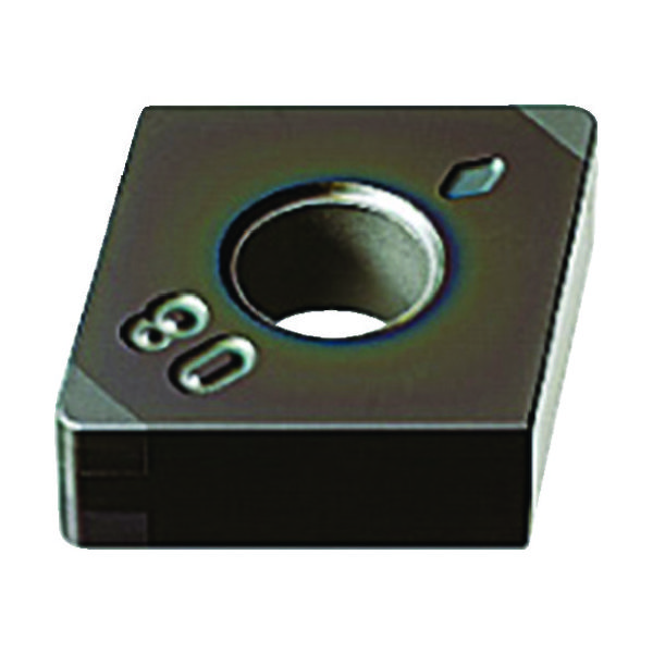 三菱マテリアル 三菱 旋削高硬度鋼断続切削用 4コーナインサート コーティングCBN BC8110 NP-CNGA120408TS4 1個（直送品）