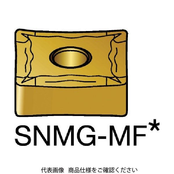 サンドビック TーMax P 旋削用ネガ・チップ 235 SNMG 09 03 04-MF 1セット(10個) 607-6203(直送品)
