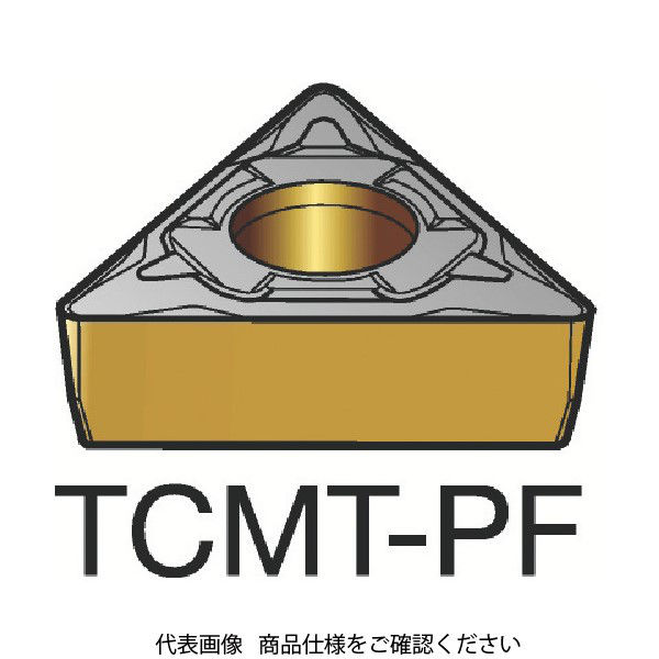 サンドビック コロターン107 旋削用ポジ・チップ TCMT 06 T1 02-PF 1515 358-6553（直送品）