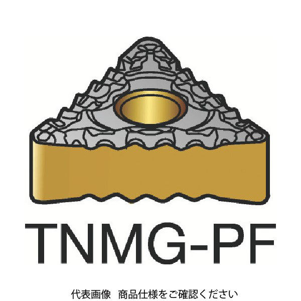 サンドビック TーMax P 旋削用ネガ・チップ 1515 TNMG 16 04 04-PF 1セット(10個) 358-5930（直送品） 13,213円