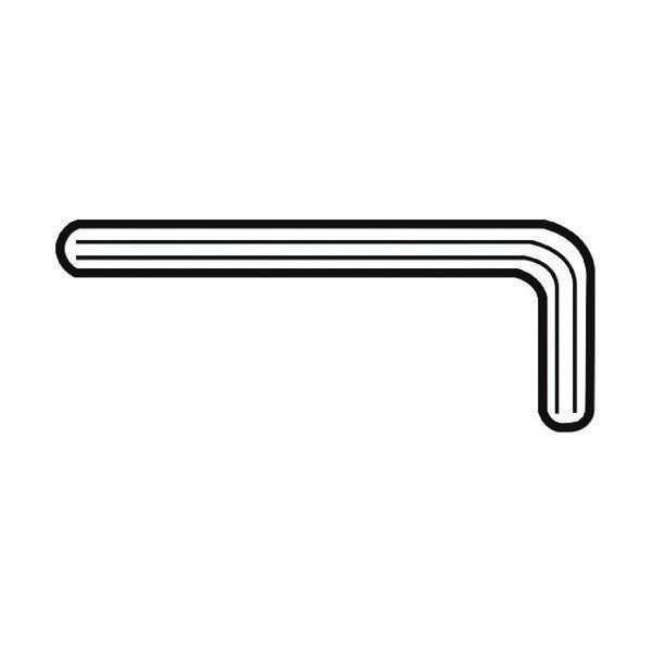 三菱マテリアル 三菱 切削工具用部品 六角レンチ HKY25L 1個 666-4733（直送品）