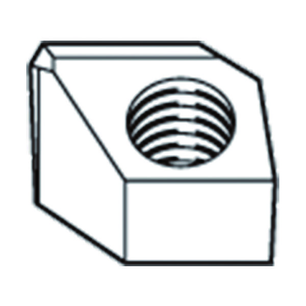 三菱マテリアル 三菱 QBF407形正面フライス用部品 くさび CWSF407TR1 1個 661-3896（直送品）