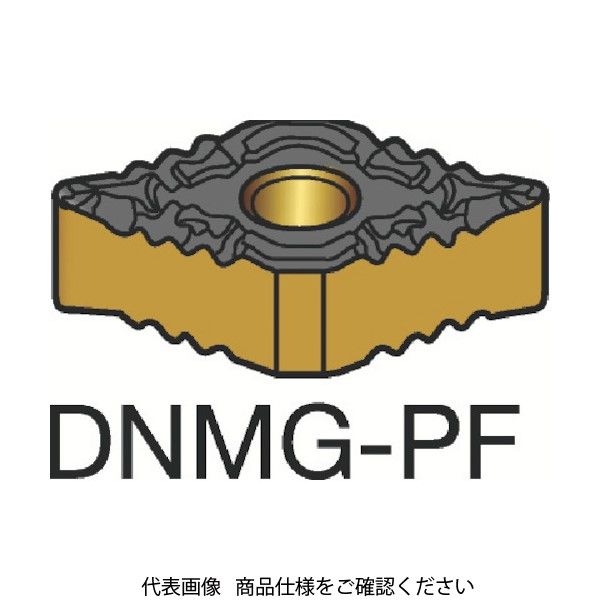 サンドビック T-Max P 旋削用ネガ・チップ DNMG 15 06 04-PF 1515 358-9978（直送品）