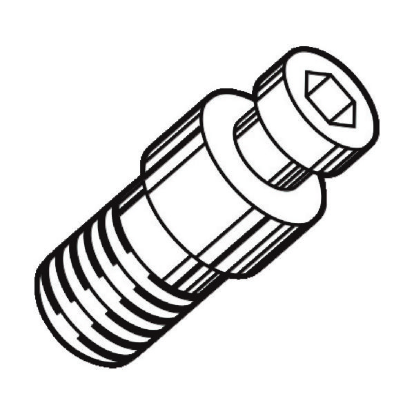 三菱マテリアル 三菱 FF3000形正面フライス用部品 ロックピン FFP 1個 663-4494（直送品）