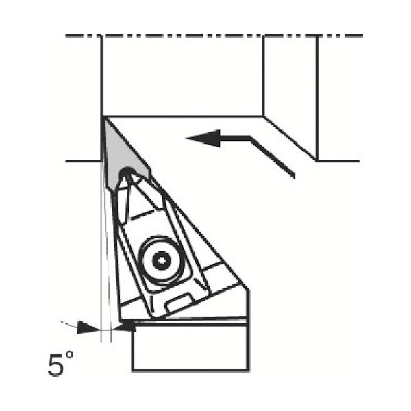 京セラ 外径加工用ホルダ DVLNL2020K-16 1本 358-0342（直送品）