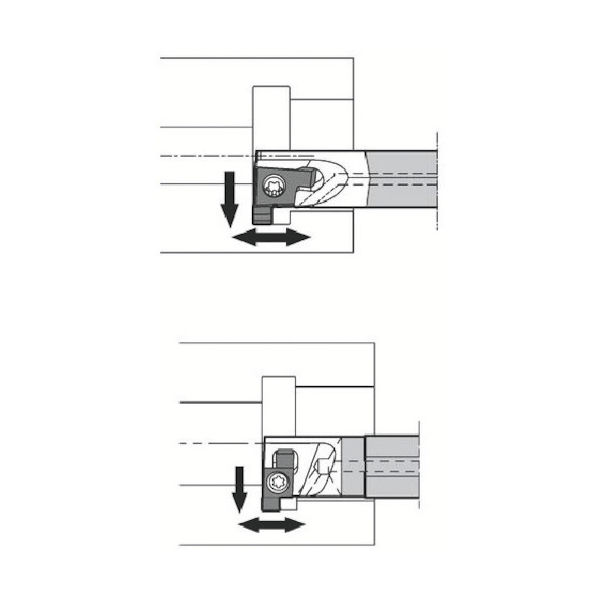 京セラ（KYOCERA） 京セラ 溝入れ用ホルダ SIGER1612C-WH 1本 648-9362（直送品）