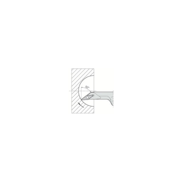 京セラ（KYOCERA） 京セラ 内径加工用ホルダ A12M-SVJCR08-16AE 1個 645-9994（直送品）