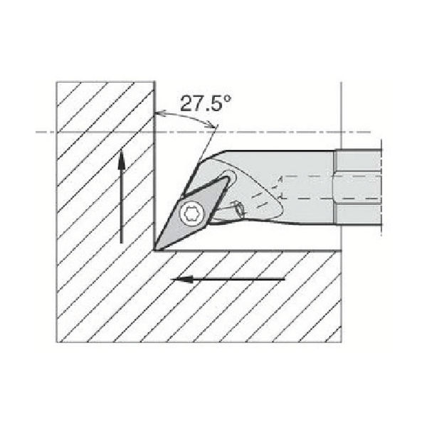 京セラ 内径加工用ホルダ A12M-SVPBR11-18AE 1個 646-5013（直送品）