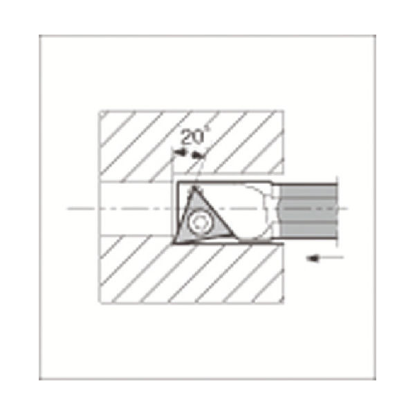 京セラ（KYOCERA） 京セラ 内径加工用ホルダ C06J-STXBR06-075 1個 175-0801（直送品）