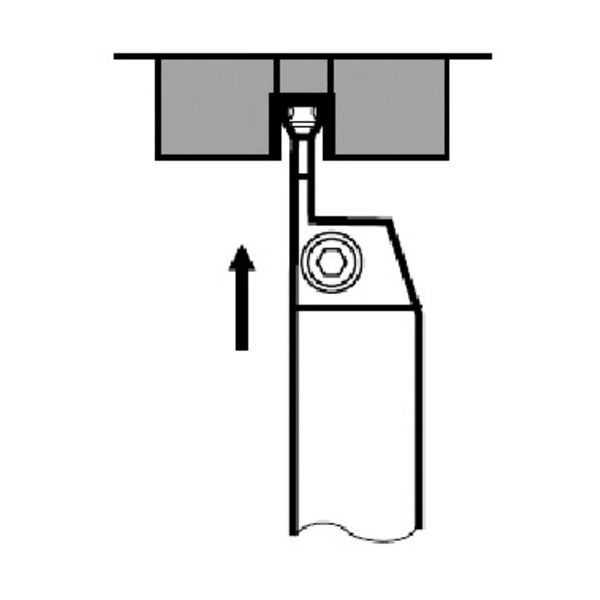 タンガロイ マイティー・シリーズ 外径深溝入れ・旋削加工用バイト CGSSR/LーD CGSSL2525-30D 1個 350-2031（直送品）