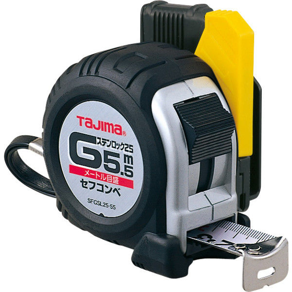 タジマ コンベックス セフコンベ Gステンロック-25 5.5m 25mm幅 メートル目盛 SFGSL25-55BL メジャー（直送品）