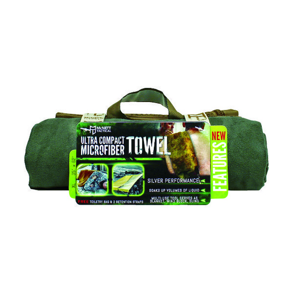 GEAR AID ウルトラコンパクトマイクロファイバータオルバッグ OD XL 44035 1個 766-3234（直送品）