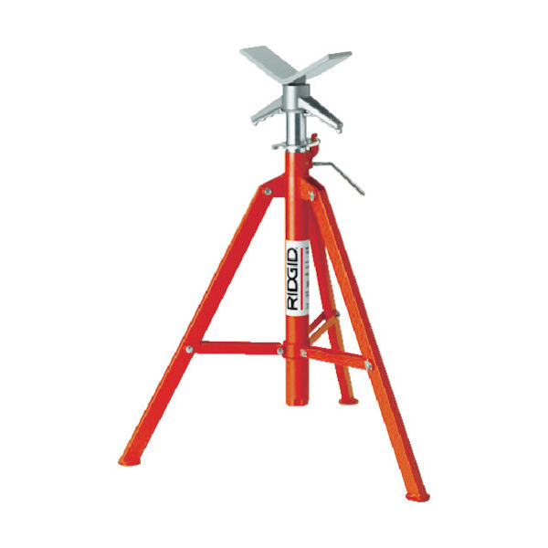 日本エマソン RIDGID Vヘッド折りたたみパイプスタンド(高) VFー99 22168 1台 495-0593（直送品）