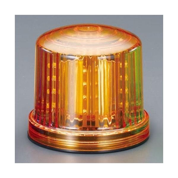 エスコ [単3x4本] LED回転灯(黄色) EA983FS-43A 1個（直送品）