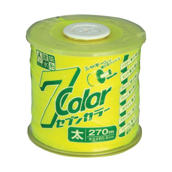 たくみ 7COLOR 太 イエロー 270M 4801 1巻(1個) 751-5286（直送品）