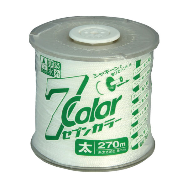 たくみ 7COLOR 太 ホワイト 270M 4813 1巻(1個) 751-5405（直送品）