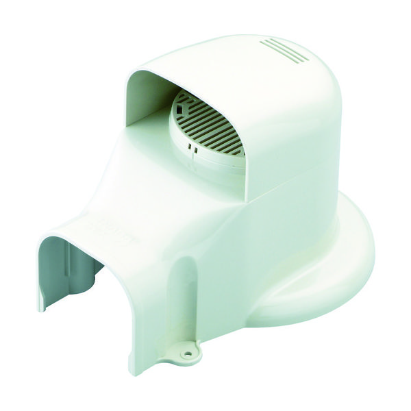 因幡電機産業 因幡電工 ウォールコーナー換気式 アイボリー 適合エアコンキャップツバ外径φ130以下 SWX-77-I 1個（直送品）