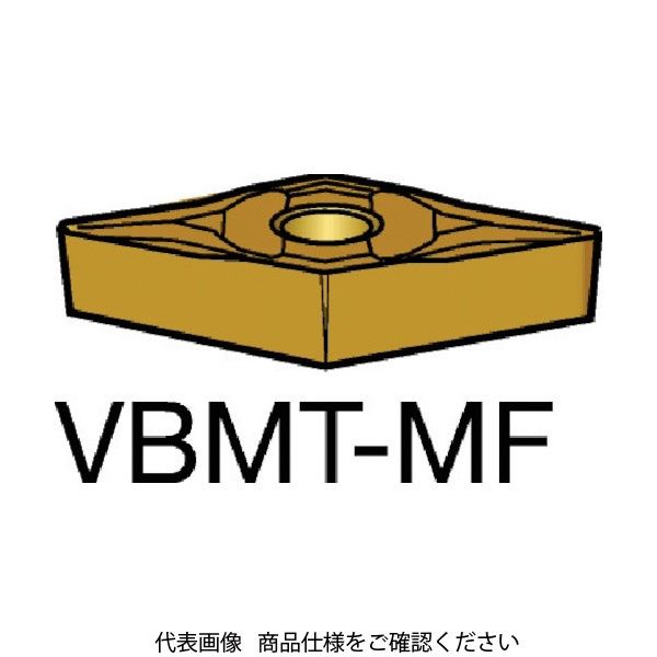 サンドビック コロターン107 旋削用ポジチップ(120) 2015 VBMT 16 04 08-MF 1セット(10個) 605-8281（直送品）