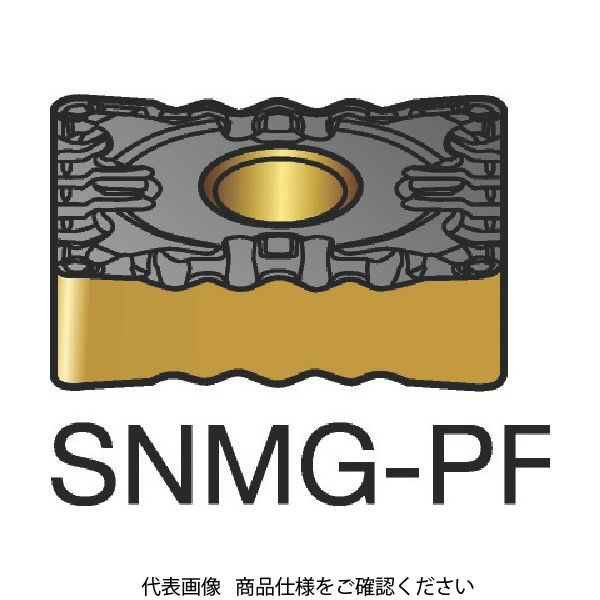 サンドビック T-Max P 旋削用ネガ・チップ SNMG 12 04 08-PF 1525 129-9123（直送品）