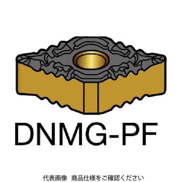 サンドビック T-Max P 旋削用ネガ・チップ DNMG 11 04 04-PF 1525 609-6654（直送品）