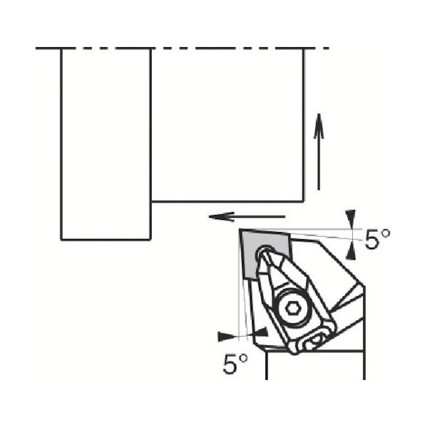 京セラ 外径加工用ホルダ DCLNR2525M-12 1本 358-0211（直送品）