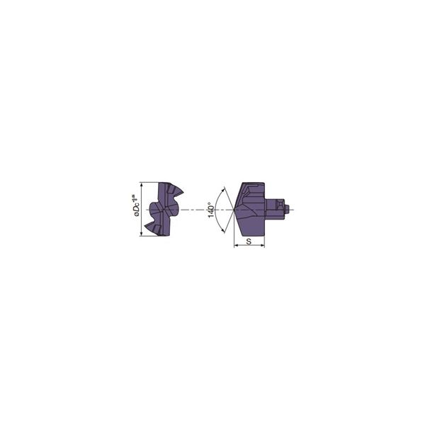 タンガロイ（Tungaloy） TACチップ（GK） DMP120:AH725 1セット（2個：1個×2箱）（直送品）