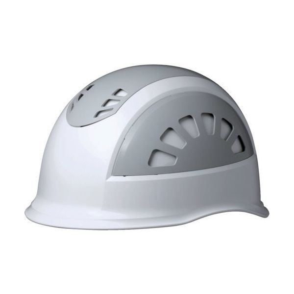 ミドリ安全 小サイズヘルメット ABS製 通気孔付 SC-17BVRA(S)-KP-W/GY 1個 422-8561（直送品）