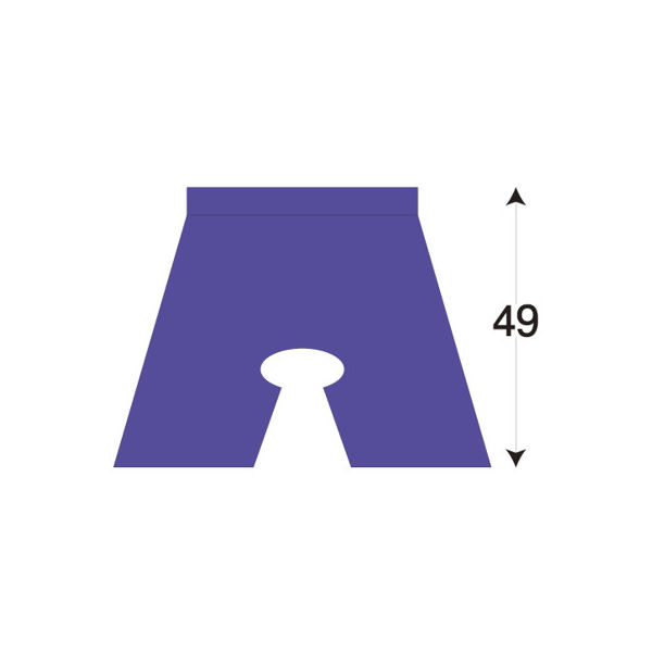バイリーンクリエイト 検査用パンツ（穴あき/49cm） IP-100 1箱（50枚入×2）07-3095-01　マツヨシカタログ（直送品）