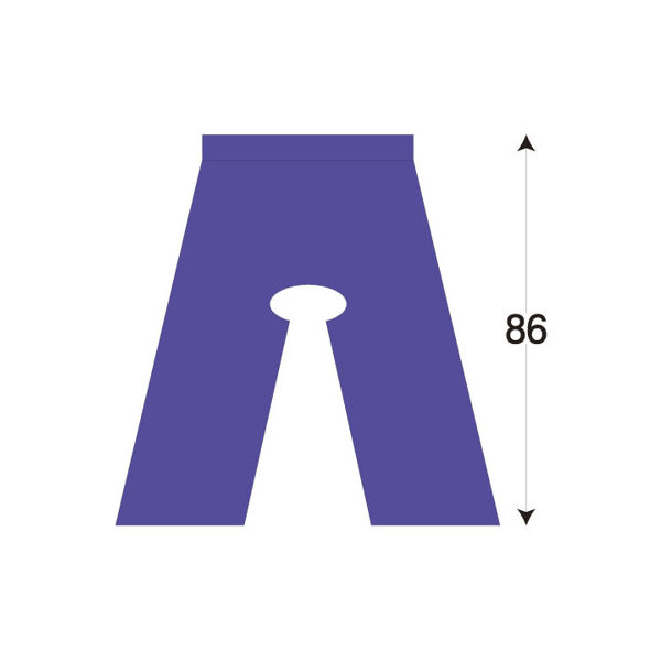 バイリーンクリエイト 検査用パンツ(穴あき/58cm) IP-130 1箱(100枚入) 07-3095-03（直送品）