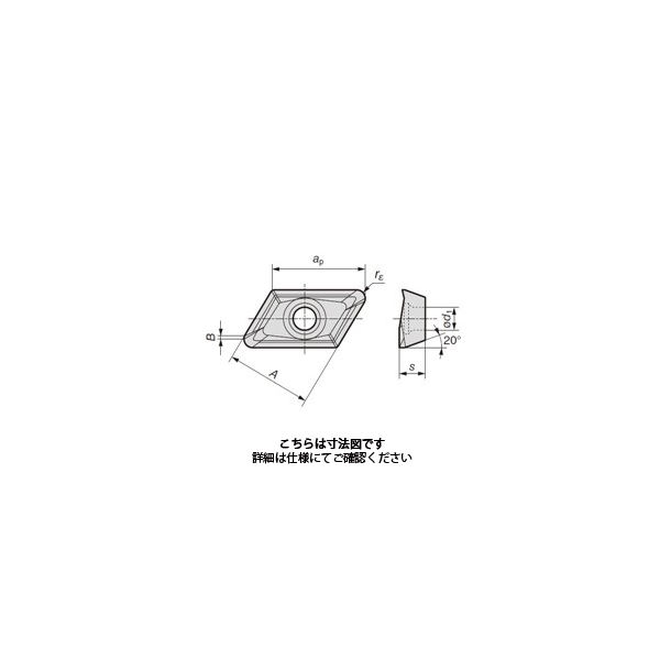 住友電工ハードメタル フライス用チップ AECT160408PEFRA:H1 1