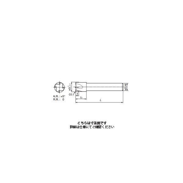 住友電工ハードメタル スミダイヤエンドミル DFE4130GS:DA2200 1本（直送品） - アスクル