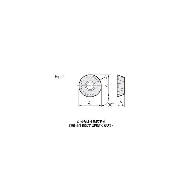 住友電工ハードメタル フライス用チップ QPMT080330PPEN:ACZ350（直送品）