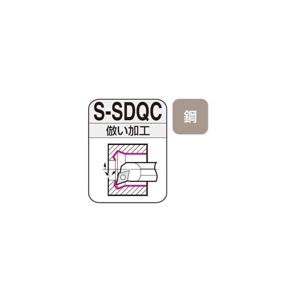 住友電工ハードメタル SEC-バイト S12M-SDQCR0702-16 1本（直送品）