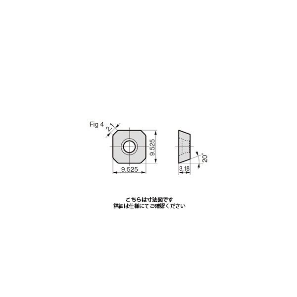 住友電工ハードメタル フライス用チップ SEET0903AGFN-L:DL1000（直送品）