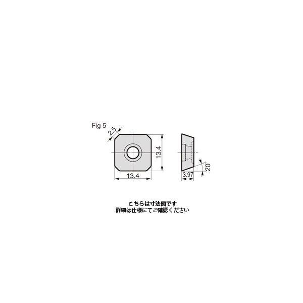 住友電工ハードメタル フライス用チップ SEET13T3AGFN-L:ACK300（直送品）