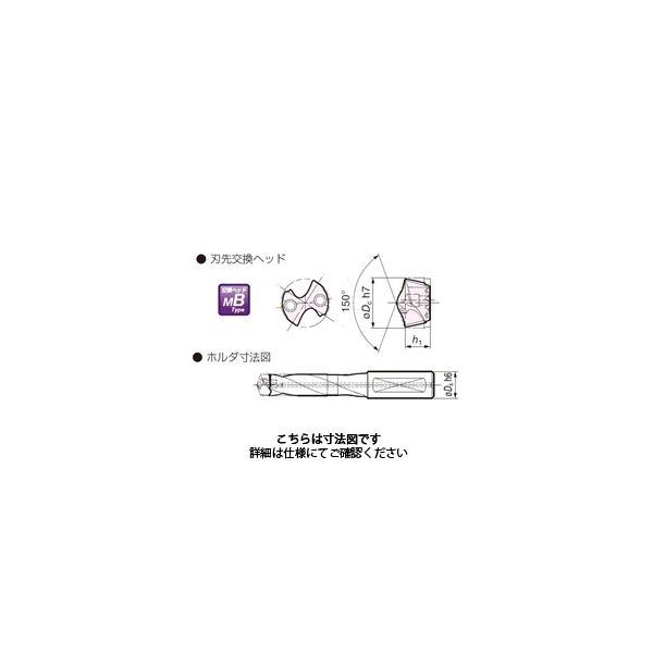 住友電工ハードメタル SECー マルチドリル SMDT2650MB:ACX80 1本（直送品）