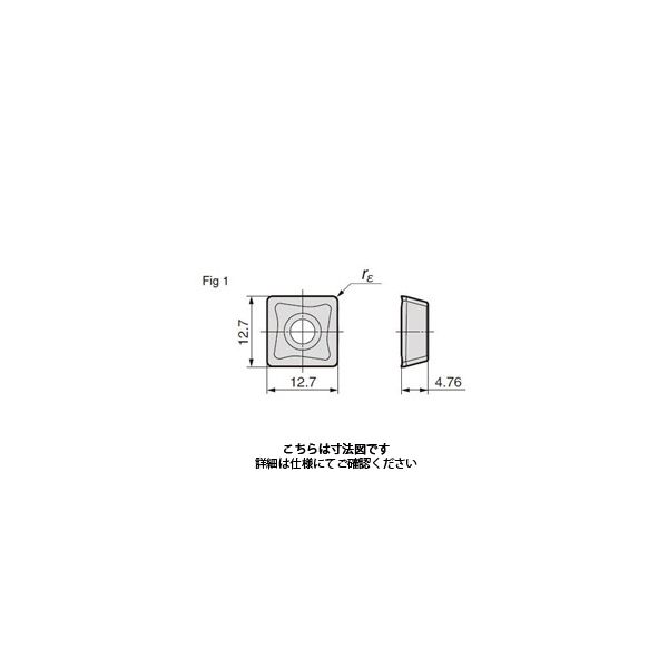 住友電工ハードメタル フライス用チップ SOMT120412PDER-G:ACP100（直送品）