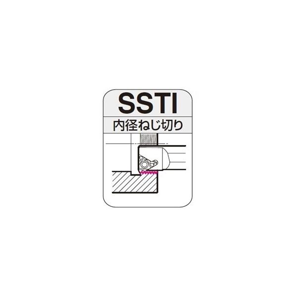 住友電工ハードメタル SEC- ねじ切りバイトSSTI型 SSTIR2420Q16 1本（直送品）