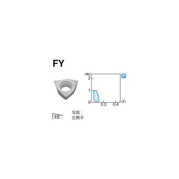 住友電工ハードメタル 旋削用チップ WBGT060102L-FY:AC530U（直送品）