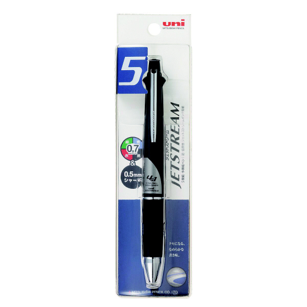 三菱鉛筆 4色ボールペン ジェットストリーム1000 ブラック