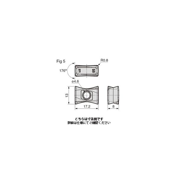 住友電工ハードメタル フライス用チップ LNMX170808PNSR-L:ACP200（直送品）