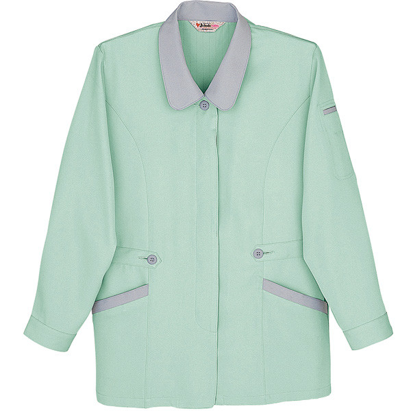 自重堂　制服百科　製品制電スモック　ライトグリーン　ＥＬ　41305（直送品）