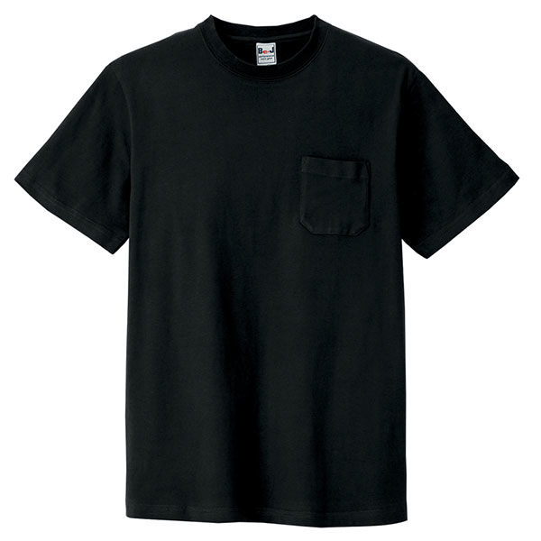 アイトス 半袖Tシャツ（ポケット付）（男女兼用） ブラック S AZ10531-010 1着（直送品）