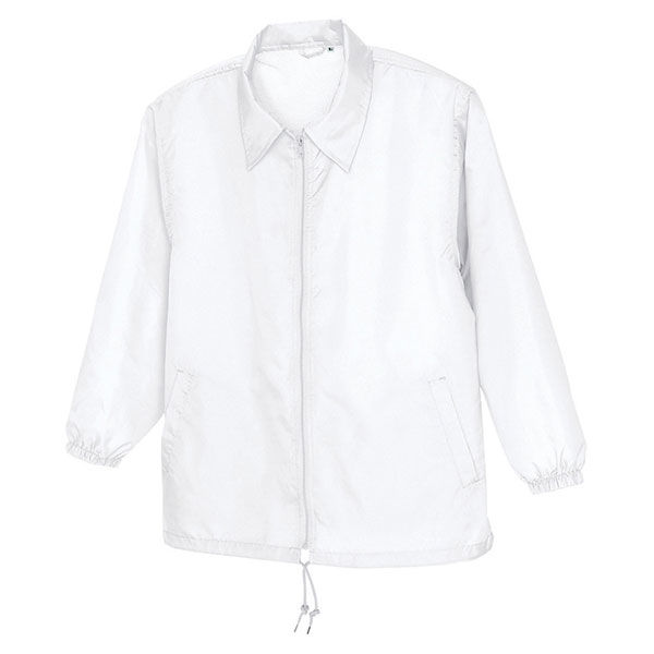 アイトス 裏メッシュジャケット（男女兼用） ホワイト 4L AZ50101-001 1着（直送品）